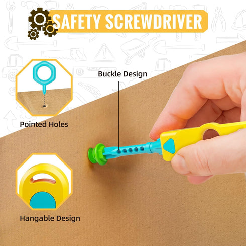 129 SpringFlower Cardboard Cutter for Kids, PCS Cardboard Tools for Kids, STEM Educational Construction Kit Toys