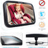 Shynerk Baby Car Mirror, Safety Car Seat Mirror for Rear Facing Infant, Shatterproof, Crash Tested, Fully Assembled