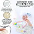 Elbow Set Sleepah Bath Kneeler and Kneeling Rest Pad for Baby Bathing Waterproof Soft Memory Foam Mat Organizer Babies
