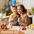 20-Count Wooden Eggs, Unpainted in Carton for Painting, Crafts, and Dyeing, Food Toys for Kitchen Play and Room Decor