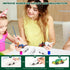 Mchochy 6 Pack Painting Dinosaur Pull Back Car Toys - DIY Kits for Kids Age 3-12, Christmas Party Favors