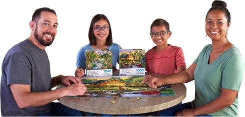 RoseArt - Puzzle Collector Guardians of The Lake - 1000 Piece Jigsaw Puzzle for Adults
