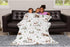 SqtmuHLuo 60x80inch Animals Blanket for Boys Girls Bear Deer Rabbit Hedgehog Owl Squirrel Soft Baby Receiving Blanket
