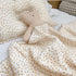 Summer MKXI Cute Floral Muslin Blanket Girly Comforter Yellow Flowers Pattern Nursery Swaddling Blankets Easy Care