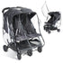 IvyWind Double Stroller Rain Cover, Universal Stroller Cover for Side by Side
