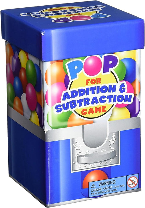 Learning Resources Pop For Addition and Subtraction Math Game - 100 Pieces for Ages 6 and Up