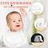 10 Seematn Pcs Baby Muslin Bibs for Unisex Girls & Boys Drool Bibs Bandana Ruffle Soft Cotton for Newborn Infants