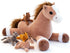 5Pcs Horse Stuffed Animal, Large Mommy Horse Stuffed Animal with Babies Inside,