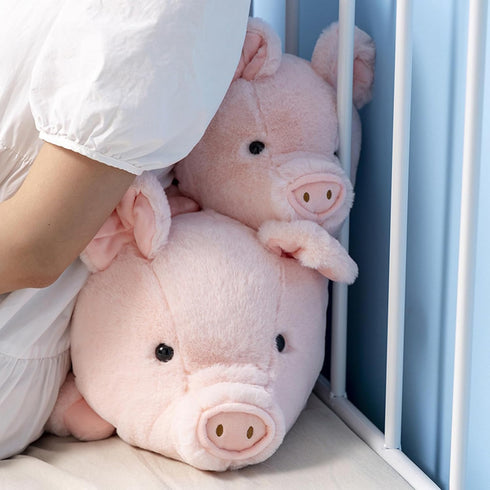 Fawowe 15.7 inch Weighted Stuffed Animals, Weighted Pig Stuffed Animal Cute Pig Weighted Plush Animals Hugging Pillow