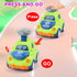 soi-meme 8 Pack Toddlers1 2 3 Set 1-3, 18 Press and Go Car Toys for Year Old,Infant Play Vehicle Toys for Baby Car Toys