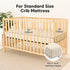 2-Pack 52x28 KeaBabies Waterproof Baby Crib Sheets for Boys, Girls - Viscose Derived from Bamboo Toddler Bed Sheet