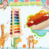 LovesTown Wooden Xylophone for Kids, Musical Toy with 2 Child Safe Mallets, 8 Diatonic Keys for Toddlers