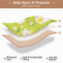 EtherSpher 1-Piecing 50'' 50''alfombras Cartoon Hamster Fluorescent Green Soft Padded Baby Girl Play mat for Indoor
