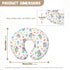 Sarogrorin 0-12 Set 2PCS Rainbows Koalas Newborn Lounger Cover for Months Fitted Baby Bassinet Sheets Flowers