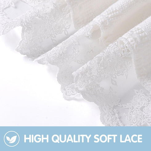 37x42 Booulfi Baby Blanket for Girls Boys Swaddles for Newborns Receiving Blankets Neutral Baptism Christening Knit
