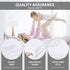 2 Pack (52x28 Inches) Ruili Rayon Bamboo Viscose Waterproof Crib Mattress Protector, Quilted Fitted Breathableddler