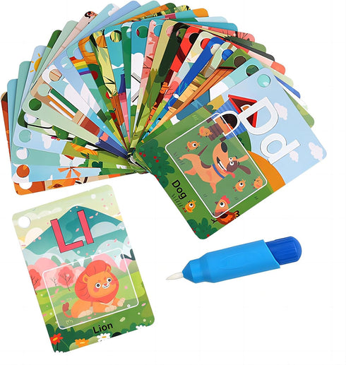 Alphabet Water Coloring Cards, Educational Toys for Toddlers, ABC Letter Learning Gift for 3-5 Year Old Kids