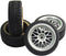 12mm Hub Wheel Rims Rubber Tires for RC 1/10 on-Road Touring Racing Car (4pcs)