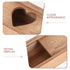 Wooden Pregnancy Announcement Box with Lid Keepsake Case Reveal Storage Brown Pregnancy Test Box for Newborn