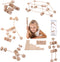 Wooden Building Block Toys for Kids Ages 4-8, 60 Pcs STEM Preschool Learning Educational Toys for Creative Construction