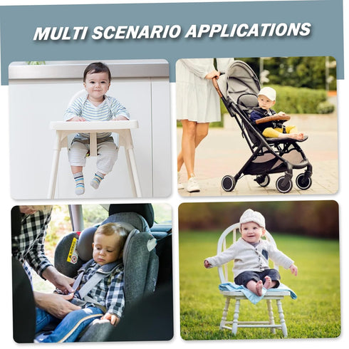 CNAFGBGG 5 Point Harness Car Seat, Adjustable Car Seat Harness for Kids, Easy to Install/Remove High Chair Straps