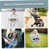 CNAFGBGG 5 Point Harness Car Seat, Adjustable Car Seat Harness for Kids, Easy to Install/Remove High Chair Straps