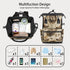 Hsnar Backpack Cowboy Boots Hat Waterproof Diaper Bag Large Capacity Baby Bag with Stroller Straps, Multi-Pocket Diaper