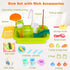 BHYDRY Play Sink with Running Water, Kitchen Sink Toy with Functional Faucet, Play Food and Kitchen Accessories