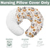 Cute Pirate Treasure Map Baby Nursing Pillow Covers for Boy Girl Pirates Ship Rudder Anchor Compass Nursing Pillowcase