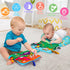 2 PCS High Contrast Crinkle Baby Books for 0-6 Months - Interactive Sensory Touch Feel Infant Travel Gift