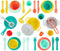 B. toys – Play Kitchen Accessories, 33-Piece Cookware, Dishes, Utensils Set for Kids, Pretend Play Toys