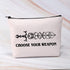 Choose Your Weapon D&D Gamer Makeup Bag: Dragons D20 RPG Gaming Gift
