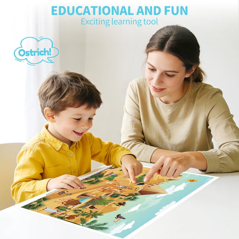 LeafEase 5 40-Pack, 12x18 Inches Disposable Placemats for Baby & Toddler, Place Table Mats Travel Eating Essential