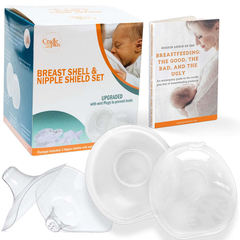 Nipple Shield & Milk Collector for Breastmilk - Breast Feeding Essentials W/Breast