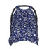 Hcpwzrf Deep Sea Navy Paisley Baby Car Seat Cover & Nursing Cover - Breathable Stretch Multi-Use Cover