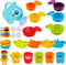 BeneFine Baby Bath Toys for Kids Ages 1-3, 16 PCS Mold Free Bath