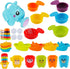 BeneFine Baby Bath Toys for Kids Ages 1-3, 16 PCS Mold Free Bath