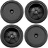 4Pack ShareGoo RC 85mm/3.34" Rubber Tires, Front Rear Tyres, 12mm Hex Wheel Compatible with Redcat HPI HSP Kyosho RC Car
