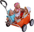 JC Toys - for Keeps Playtime Deluxe Folding Pull Along - Nature Theme for Dolls up to 20"