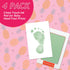 Outus 3 x 5 Inch Newborn Handprint and Footprint Kit, 4 Clean Touch Ink Pads, Pet Inkless Hand and Feet Stamp for Dogs