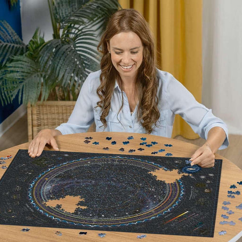 1500 Ravensburger - Map of The Universe - Piece Jigsaw Puzzle - Stunning, Vivid Imagery of Our Galaxy - Colorful Detail