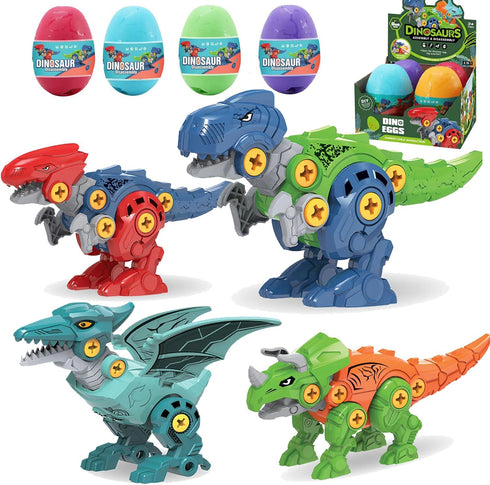 VANNYVANYA Take Apart Dinosaur Toys, Dinosaur Toys for Boy Girl STEM Construction Assembly