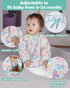 3 Pack 6-24 Lictin Baby Bibs for Boy or Girl, Cute Long Sleeve Bib, Waterproof Bibs for Toddlers,Adjustable Closure