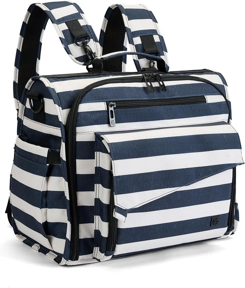 ALLCAMP Diaper Backpack, Waterproof Large Capacity Baby Bag, Multi-Function Nappy Bag with