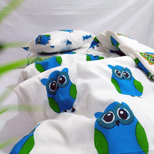 Set 3 Trade Star Beautiful Baby Crib Bedding with Yard Super Soft Natural Dies Fabric for Baby Room Decor
