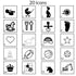 FCQIANKM Personalized Water Bottle Name Bands Custom Baby Bottle Labels for Daycare School Resilient Silicone Engraved