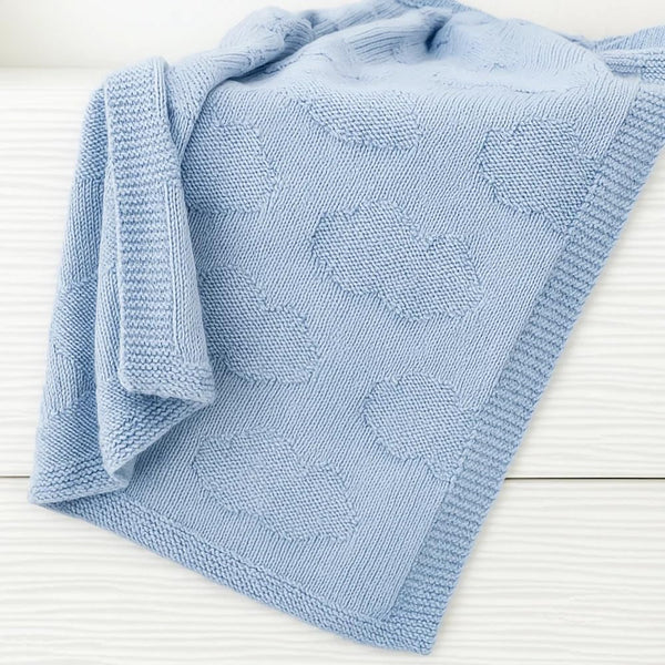 Cotton Baby Blanket Knit Soft Cozy Swaddle Receiving Blankets Toddler Infant Blanket