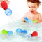 HAPATOYS 3Pack Bath Toys for Toddlers 1-3 - Sensory Squeezing Water Bathtub Toys