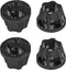 Metal RC 12mm Wheel Hex Hub Extension Combiner Compatible with 1.9/2.2inch Wheel Rim Axial SCX10 Traxxas TRX4