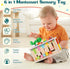 6-in-1 6+ 12-18 1 1-3, 1st Ancaixin Montessori Tissue Box Toy for Months Baby, Wooden Activity Cube, Puzzles Months